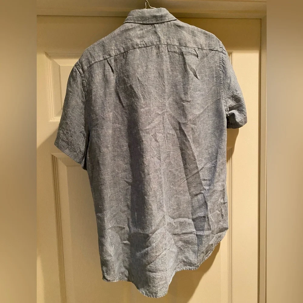 *NEVER WORN* J. Crew Mens Button Down Short-Sleeve Shirt | Color: Blue | Size: M